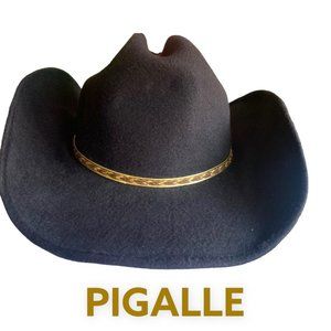 VINTAGE PIGALLE COWBOY HAT (23.5") (GUC)